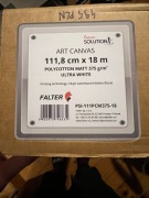 Płótno Canvas 111,8 cm x ok. 17,5 m | Polycotton Matt 375g