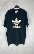 T-Shirt Męski Adidas Czarny Logo L 40