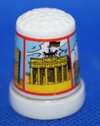 Naparstek Kolekcjonerski Porcelanowy Berlin