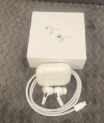 AirPods Pro 2 Apple – komplet, pudełko + kabel, sprawne, ANC