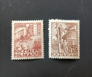 Fi 605-606* czyste, z podlepką Rok 1952