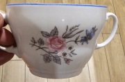 Porcelana PRL Włocławek, bulionówki, 9szt.