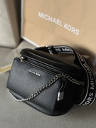 Nerka torebka na ramię Michael kors slater czarna skórzana