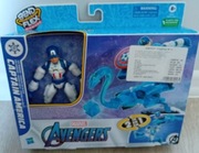 Bend and Flex -Marvel Avengers, zestaw: figurka Captain America + akcesoria