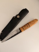 Nóż outdoor / bushcraft ostrze 15 cm, pochwa skórzana, solidny
