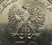 50 zł 1981, FAO, ładny destrukt, zdwojenie bicia i wykruszenia stempla