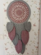 Duża dekoracja ścienna, liście, 31cm x 80 cm