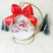 Bestseller! Personalizowane Bombki Ze Zdjęciem na stojaku Bombka 10cm