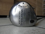Kij do golfa driver Callaway big bertha steelhead III nr 3 LEWA  headcover