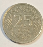 544. Moneta Turcja 25 kuruszy 2011 rok  