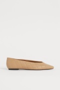 H&M pikowane balerinki baletki model pumps Nowe 39 nude cappuccino 