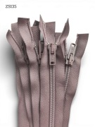 Zamek błyskawiczny spiralny SALMI 40cm #5, brudnofioletowy