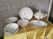 Zestaw obiadowy 11 elementów - Porcelana firmy Karolina 