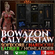 Diablo 2 Resurrected D2R BOWAZON FULL GEAR BUILD uber XBOX NINTENDO PS4 PS5