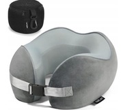 Poduszka Podróżna na Szyje Oddychająca Ergonomiczna Pianka memory 25x23cm
