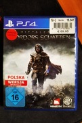 Cień Mordoru Ps4 używane napisy Pl