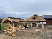 Altana ogrodowa altany domek trzcina ogrodzenia