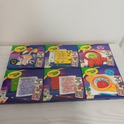 6 nowych różnych zabawek Crayola McDonald’s Happy meal 