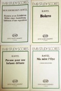 M. Ravel La Valse, Bolero, Pavana, Moja matka gęś i 4 inne partytury 