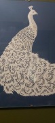Orientalna ażurowa dekoracja ścienna-Paw 