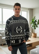 Sweter z dzianiny rozmiar uni 