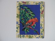 MAKATKA * HAFT KRZYŻYKOWY * RĘKODZIĘŁO * 28 X 37CM