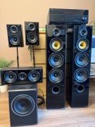 Zestaw kina 5.1 Taga 606v.3 + Yamaha HTR-4067 (v477) + Magn Sub-202a