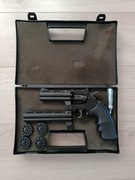 Wiatrówka rewolwer CO2 Crosman 357 4,5mm dwie lufy bardzo dobry stan