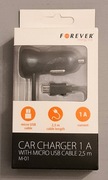 Forever ładowarka samochodowa Micro USB 1A 2,5m
