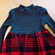 sukienka granatowo-czerwona -rozmiar 98cm