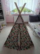 Bawełniany namiot, wigwam, dla dzieci
