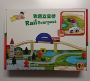 Tor samochodowy DREWNIANY