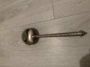 Stara łyżka / chochla ze zdobieniami ornamentami