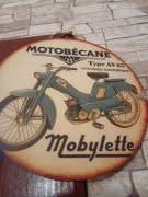 Vintage tablica drewniana reklama 15 cm x 15 cm