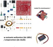 Zasilacz regulowany 0-30V 3A moduł do montażu KIT DIY + Miernik