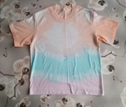 Bluzka damska z krótkim rękawem pastelowa rozmiar S/M