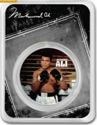 Srebrna Moneta Niue Muhammad Ali 2023 kolor nakład : 2 500 szt.