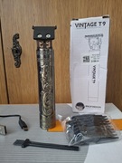 Trymer Vintage T9 – brązowy | Precyzyjna maszynka do włosów i brody 