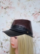 Czapka konfederatka skórzana unisex 