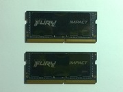 DDR4 Kingston FURY Impact 16GB 3200MHz CL20 SODIMM So-Dimm