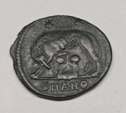 Follis, Konstantyn I Wielki 306-337 n.e. Romulus i Remus pod Wilczycą