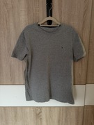 Koszulka Tommy Hilfiger M szara tshirt logowana haft klasyk