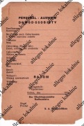 Dowód Osobisty Radom 1939 Generalne Gubernatorstwo Unikatowy czysty druk