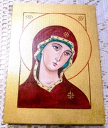 Matka Boża Kapłańska, ikona Maryi ręcznie mal./pisana