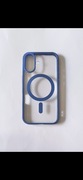Etui/case przezroczyste z magsafe niebieskie iPhone 16 