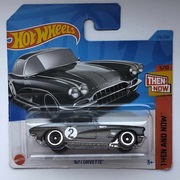 Samochodzik Hot Wheels '62 Corvette Then and Now
