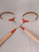 Zabytkowe paletki do badmintona 