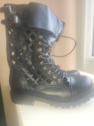 Botki trapery czarne