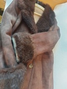 Kożuch damski PRL vintage Żywieckie zakłady futrzarskie