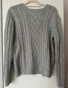 Sweter Szary Ciepły